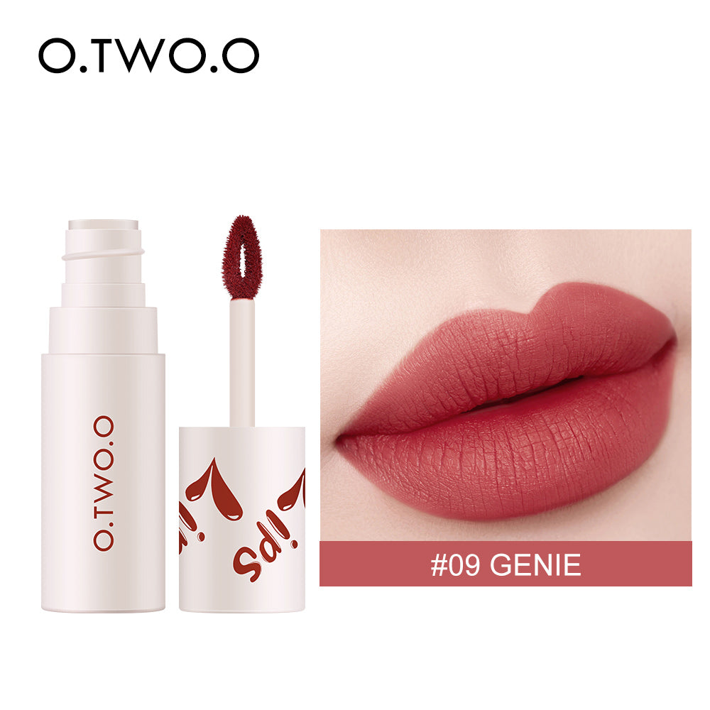 O.TWO.O New Velvet Matte Lip Cheek Mud High Pigment Long Lasting Lipstick Mud