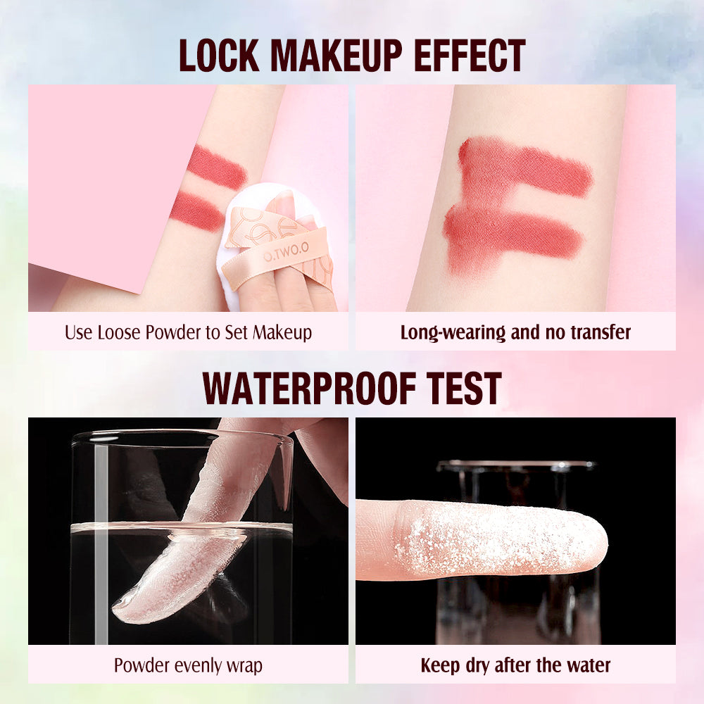 O.TWO.O New Arrival Face Setting Powder 3 Color Fine Powder Oil Control Makeup Loose Powder