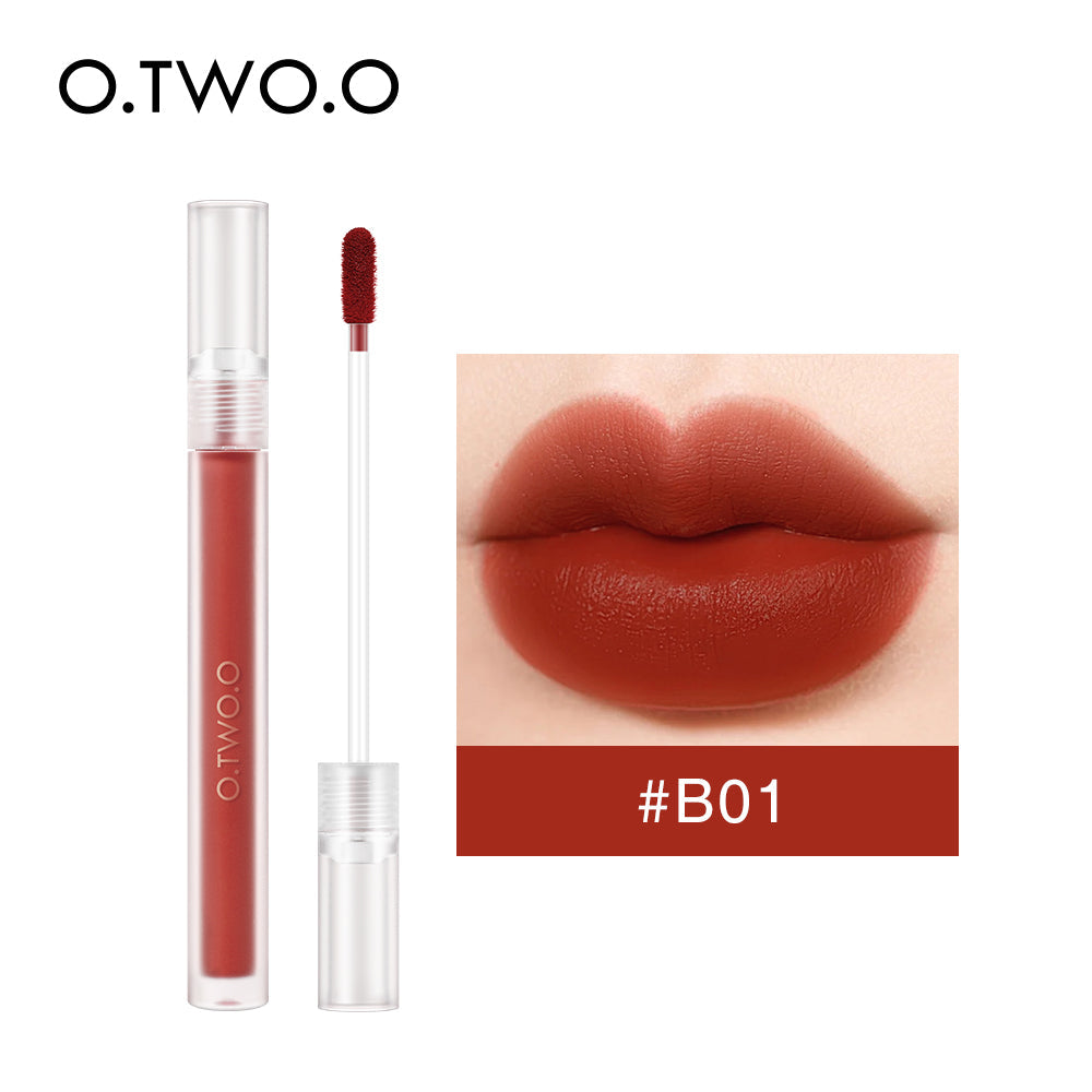 Matte Waterproof Lip Glaze Long Lasting Velvet Texture Smooth Liquid Lipstick