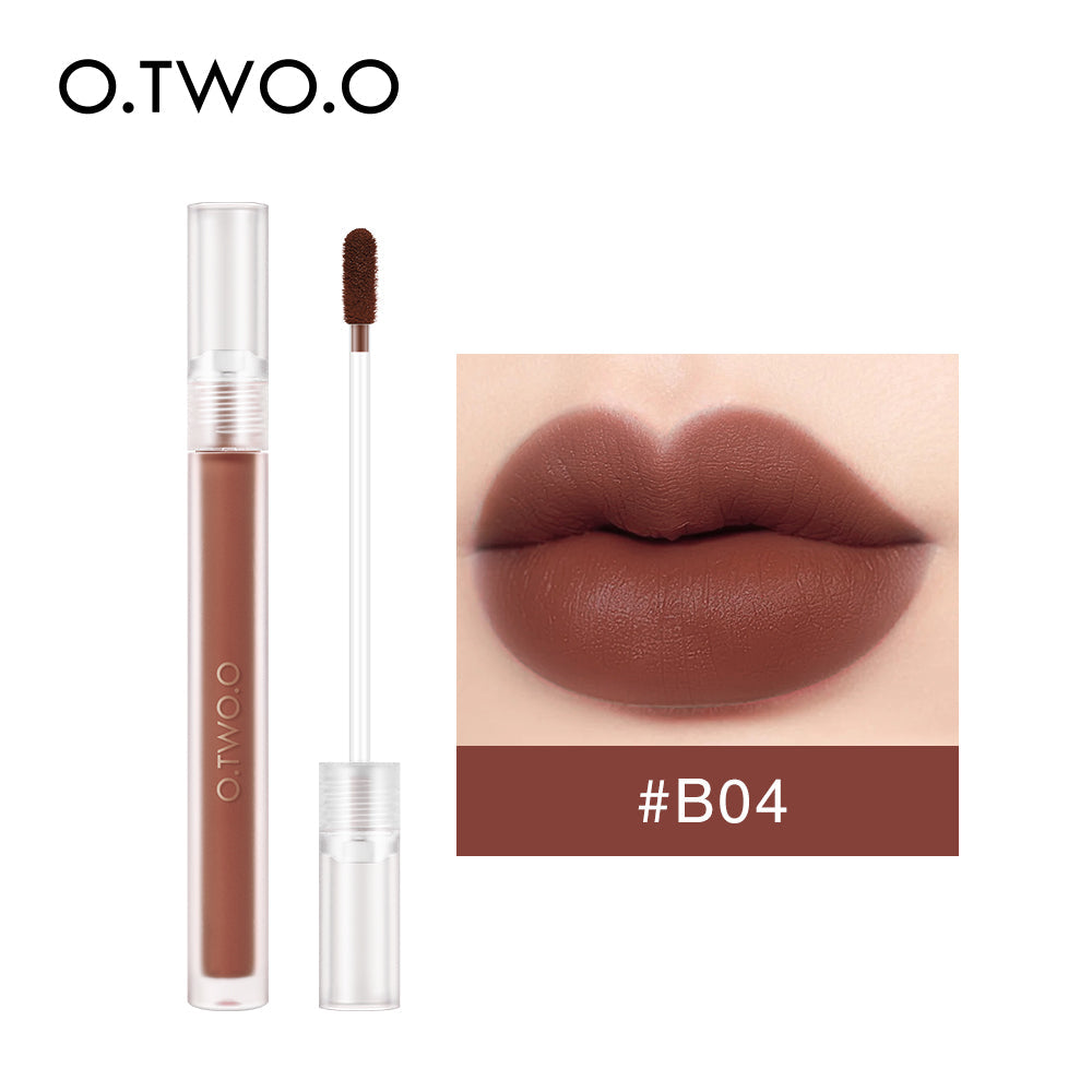 Matte Waterproof Lip Glaze Long Lasting Velvet Texture Smooth Liquid Lipstick