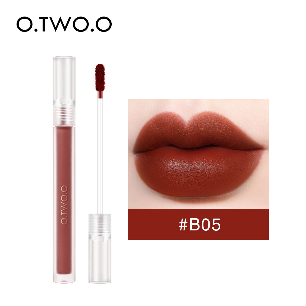 Matte Waterproof Lip Glaze Long Lasting Velvet Texture Smooth Liquid Lipstick