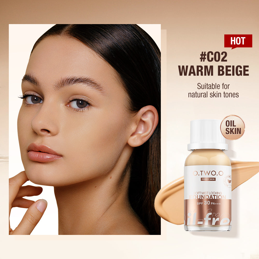 O.TWO.O Matt Finish Coverage Liquid Foundation