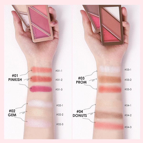 O.TWO.O 3in1 Sweet Heart Palette