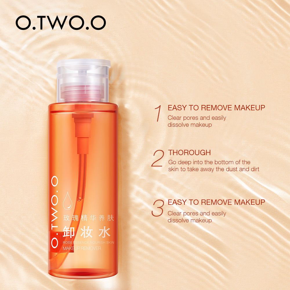 O.TWO.O Hyaluronic acid moisturizing Makeup Remover Deep Cleaning Soft Texture Makeup Remover Cruelty free