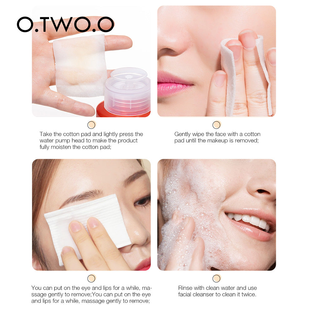 O.TWO.O Hyaluronic acid moisturizing Makeup Remover Deep Cleaning Soft Texture Makeup Remover Cruelty free