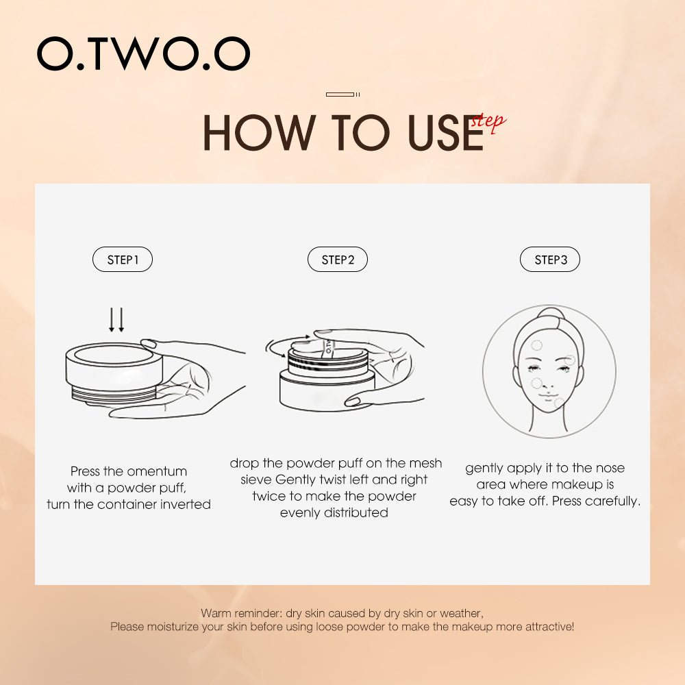 O.TWO.O New Arrival Air setting powder loose powder