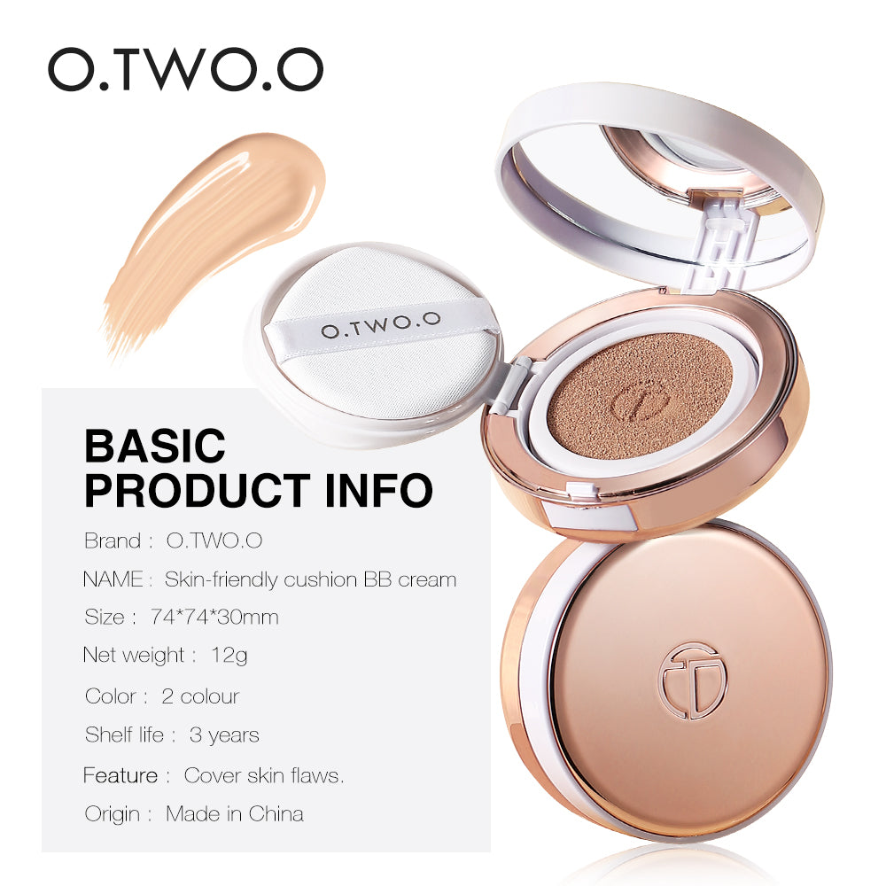 2 colors long lasting waterproof Cushion BB & CC Cream with replacement