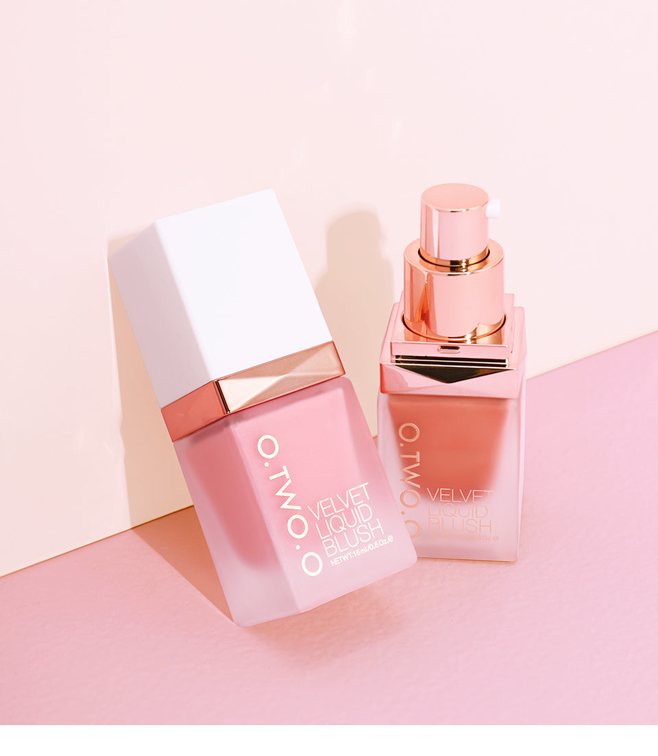 O.TWO.O  4 COLORS LIQUID BLUSHER
