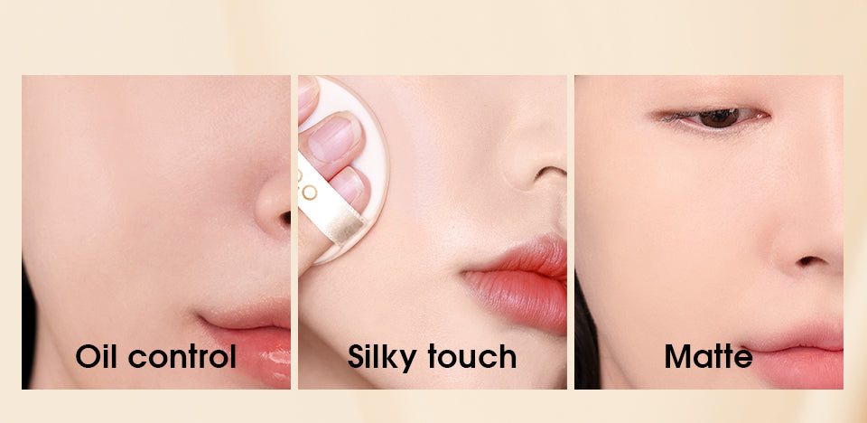 O.TWO.O New Arrival Matte and Silky White Case Pressed Setting Powder