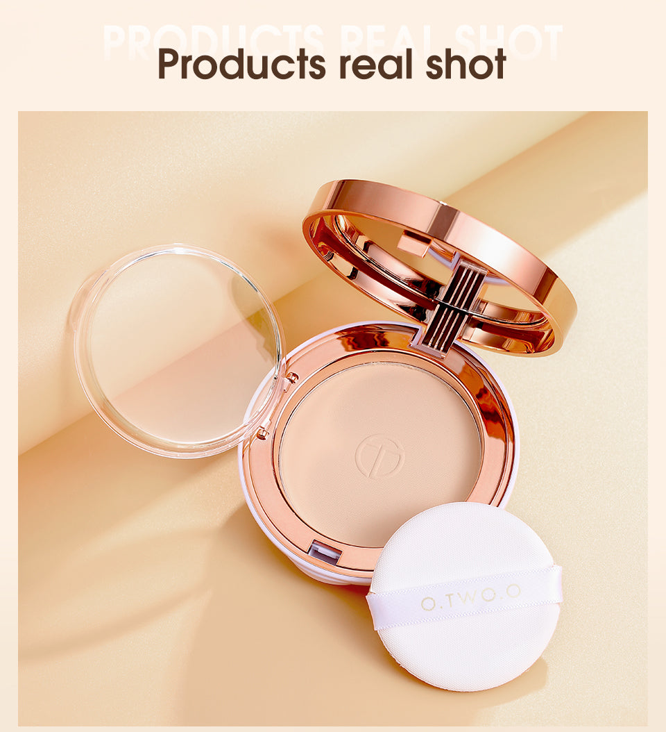 O.TWO.O New Arrival Matte and Silky White Case Pressed Setting Powder