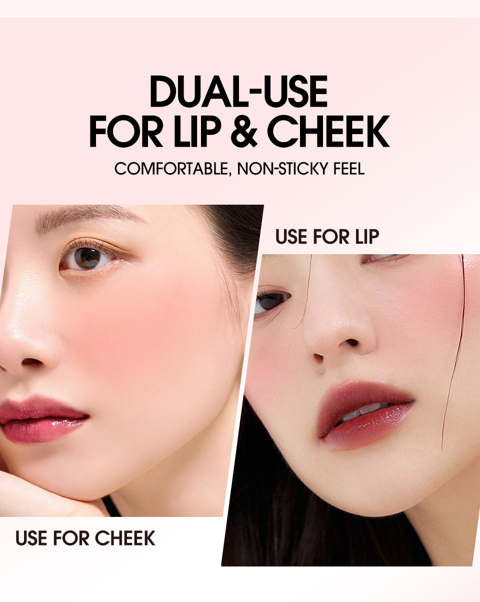 O.TWO.O New Arrival 2 in 1 Lip and Cheek Hydrating Gloss