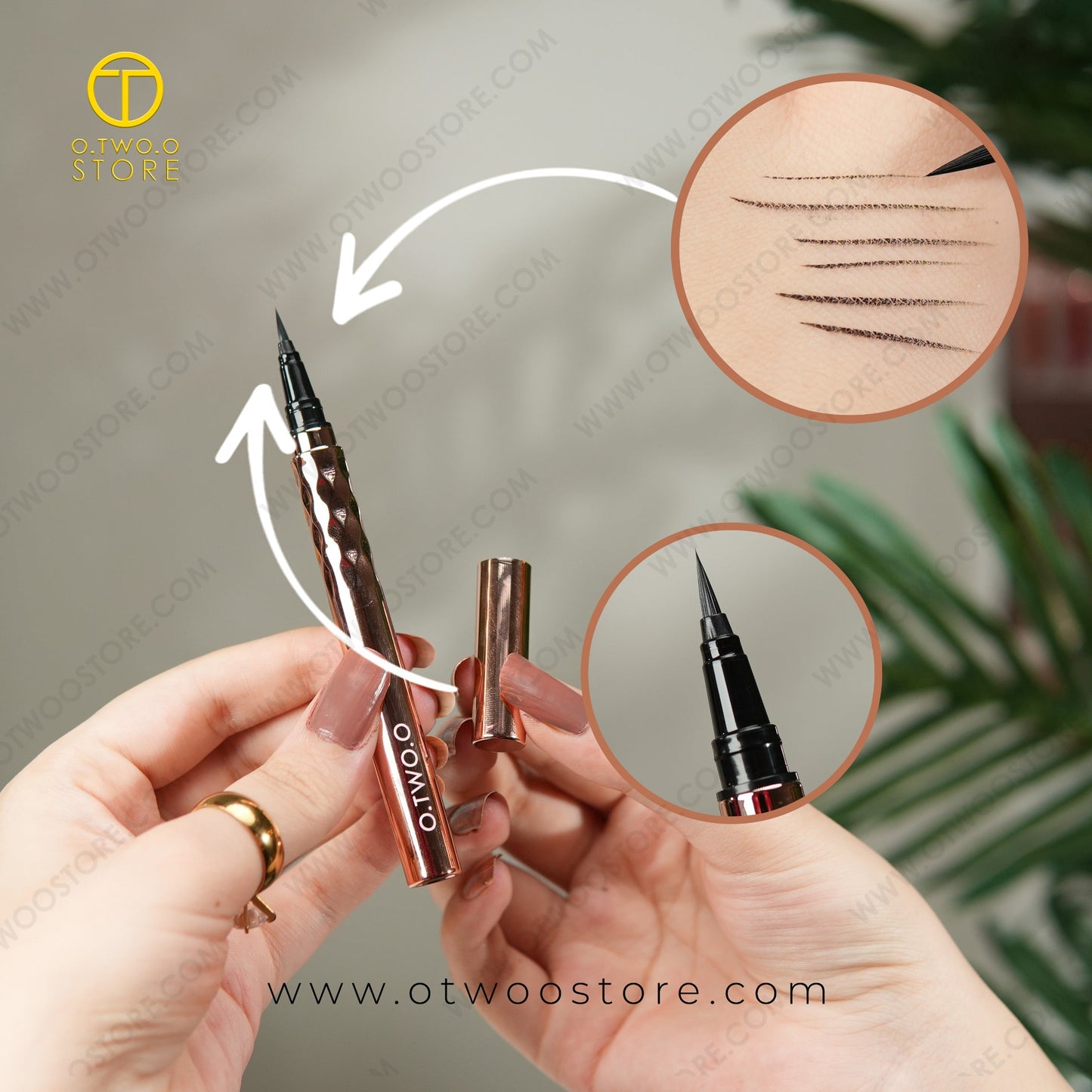 O.TWO.O Gold Embroidery Eyeliner