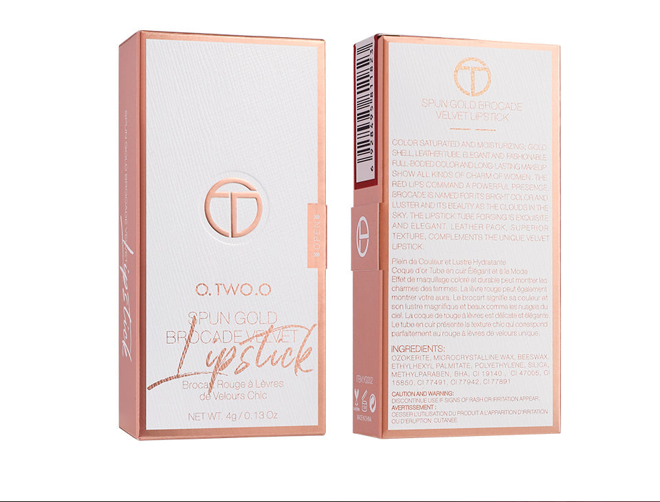 O.TWO.O Rouge Lipstick 12 Colors Semi-matte Moisturize Matte Waterproof Whit tube Lipstick