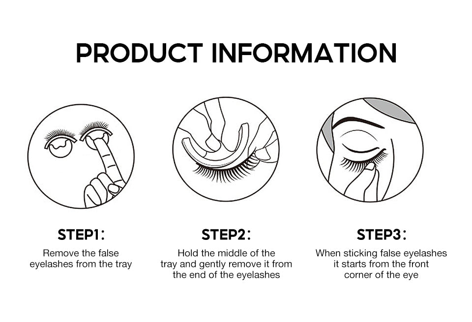 O.TWO.O Independent Packaging Of A Variety Of False Eyelashes