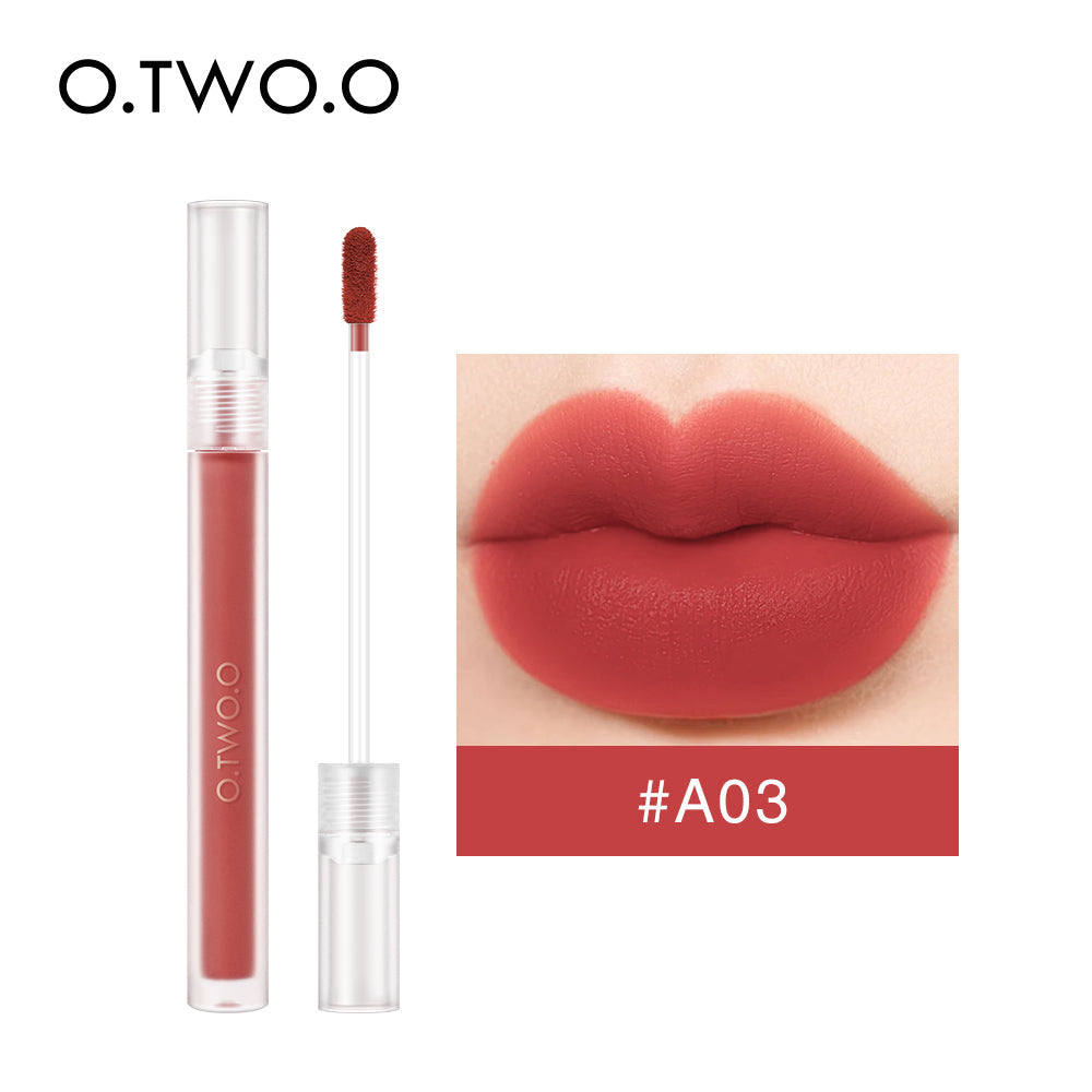 Matte Waterproof Lip Glaze Long Lasting Velvet Texture Smooth Liquid Lipstick