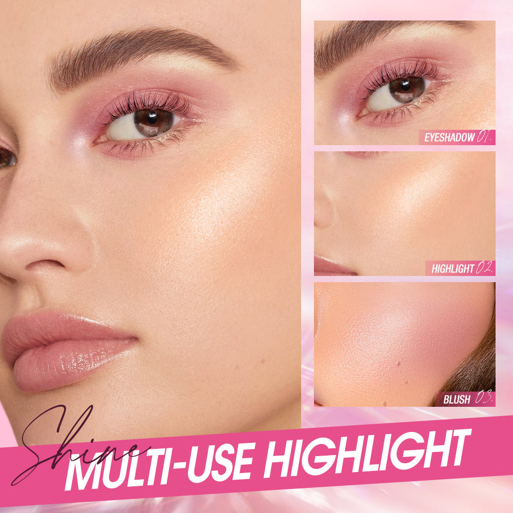 3D Glitter Glow Highlight Palette