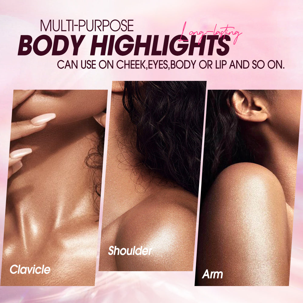 3D Glitter Glow Highlight Palette