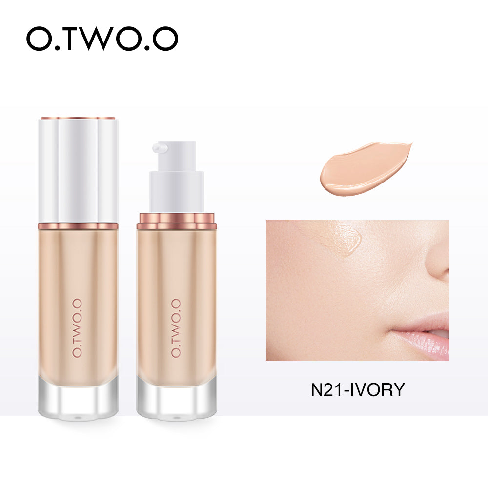 O.TWO.O High Concealer Moisturize Liquid Foundation with 4 colors
