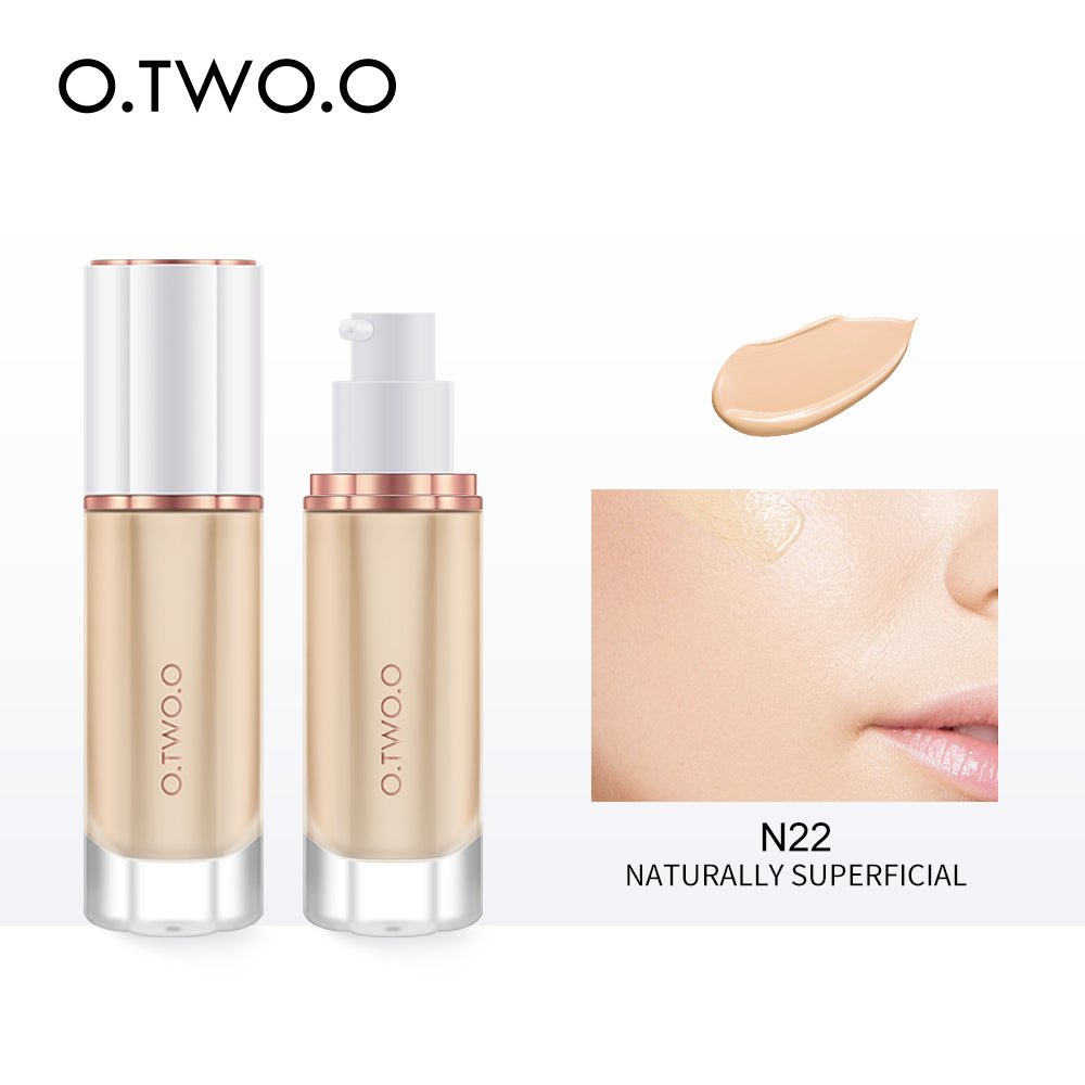 O.TWO.O High Concealer Moisturize Liquid Foundation with 4 colors