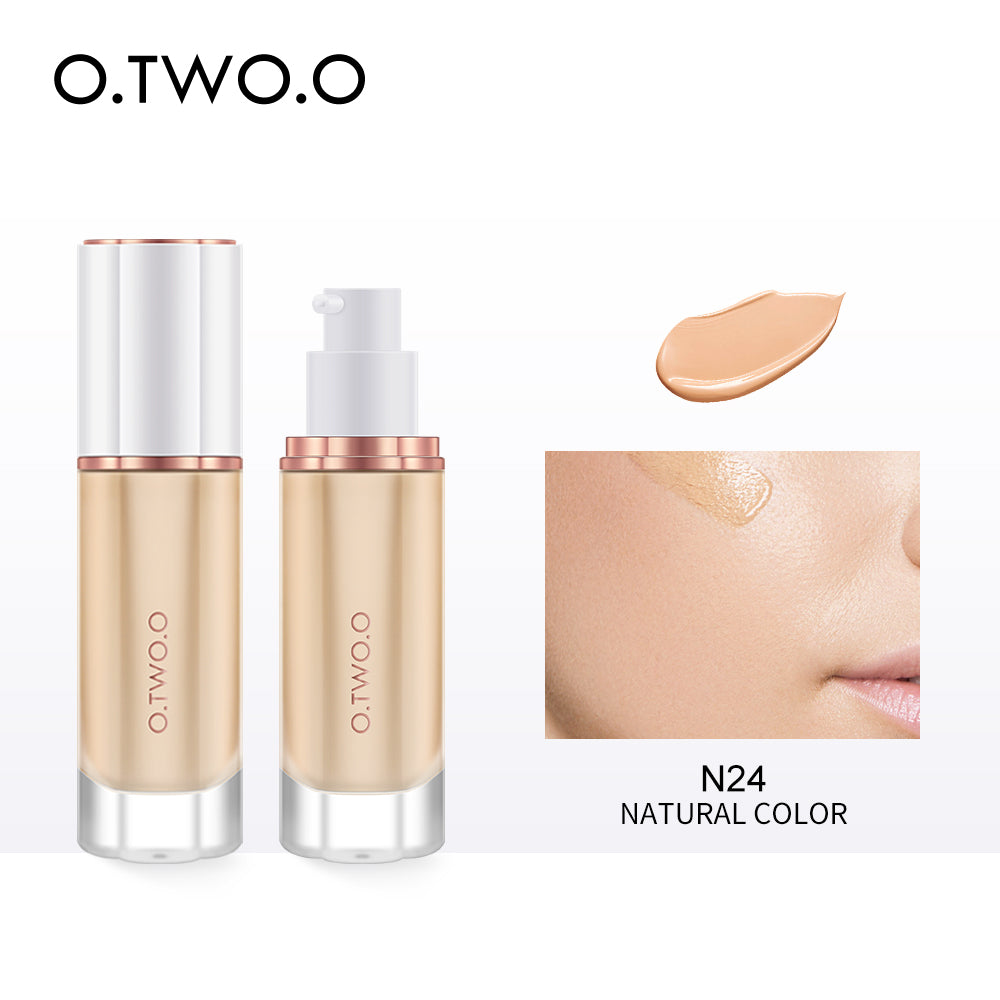O.TWO.O High Concealer Moisturize Liquid Foundation with 4 colors