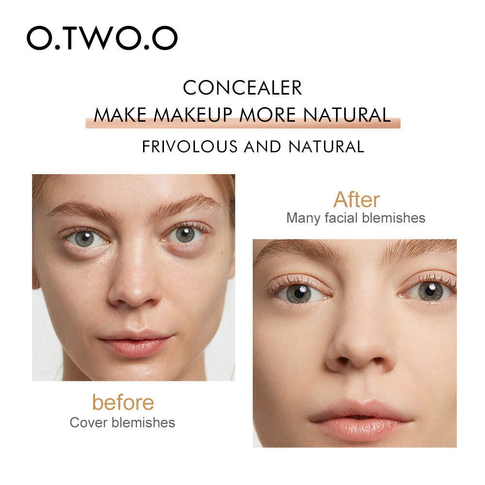 O.TWO.O Top Moisturizing Cover Dark Circles Liquid Concealer Full Coverage Waterproof Smooth Concealer