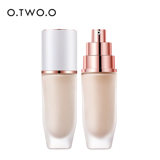 O.TWO.O Waterproof Long Lasting Oil Control Moisturizing Full Coverage Liquid Foundation Concealer