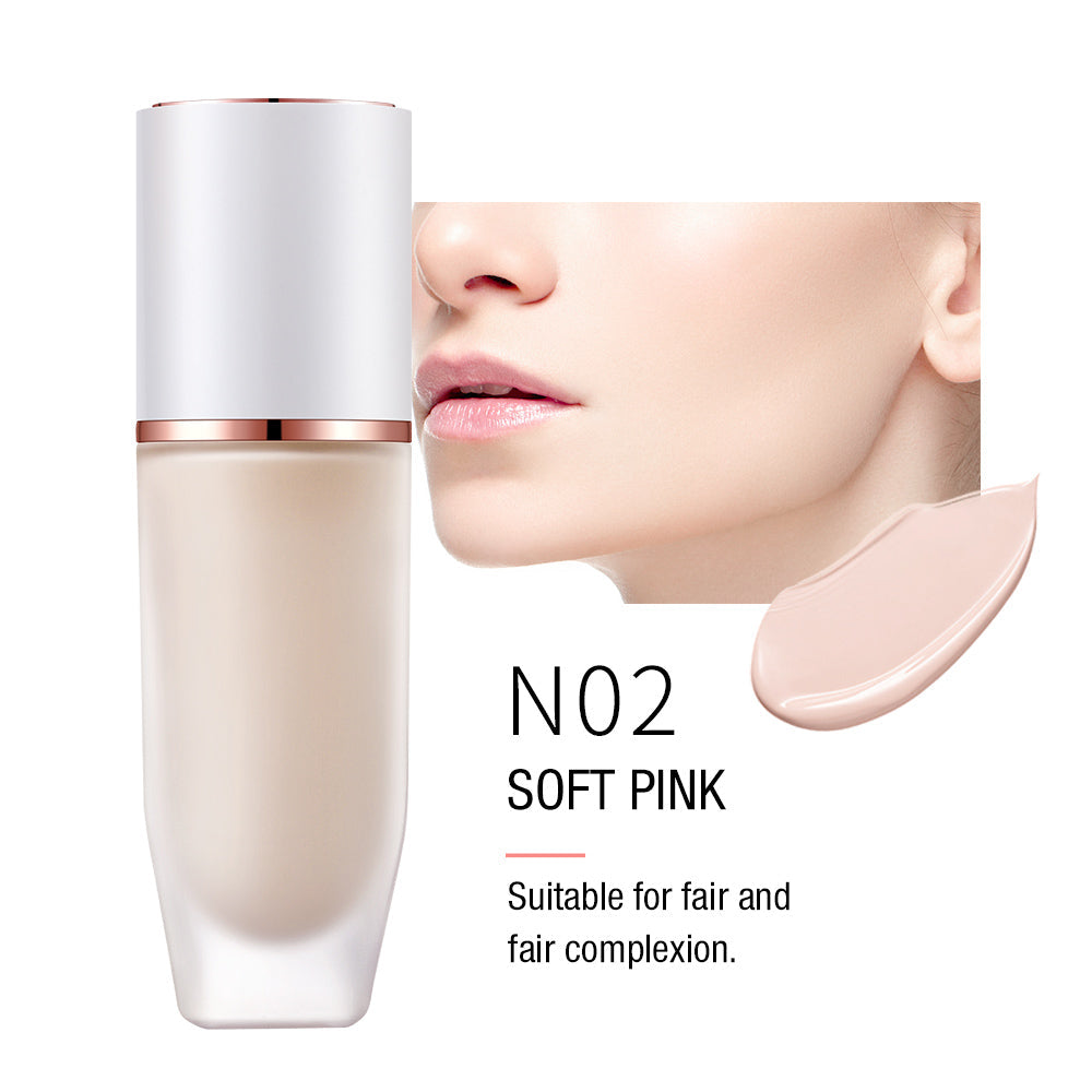 O.TWO.O Waterproof Long Lasting Oil Control Moisturizing Full Coverage Liquid Foundation Concealer