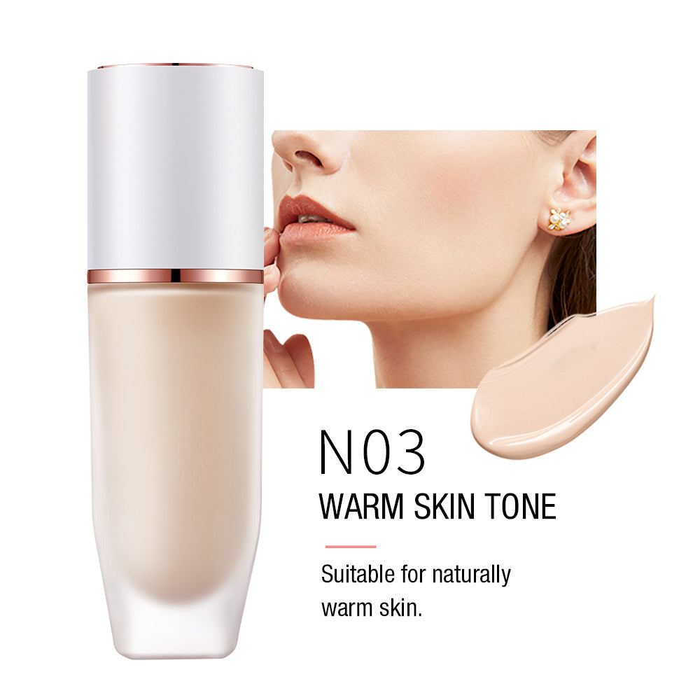 O.TWO.O Waterproof Long Lasting Oil Control Moisturizing Full Coverage Liquid Foundation Concealer
